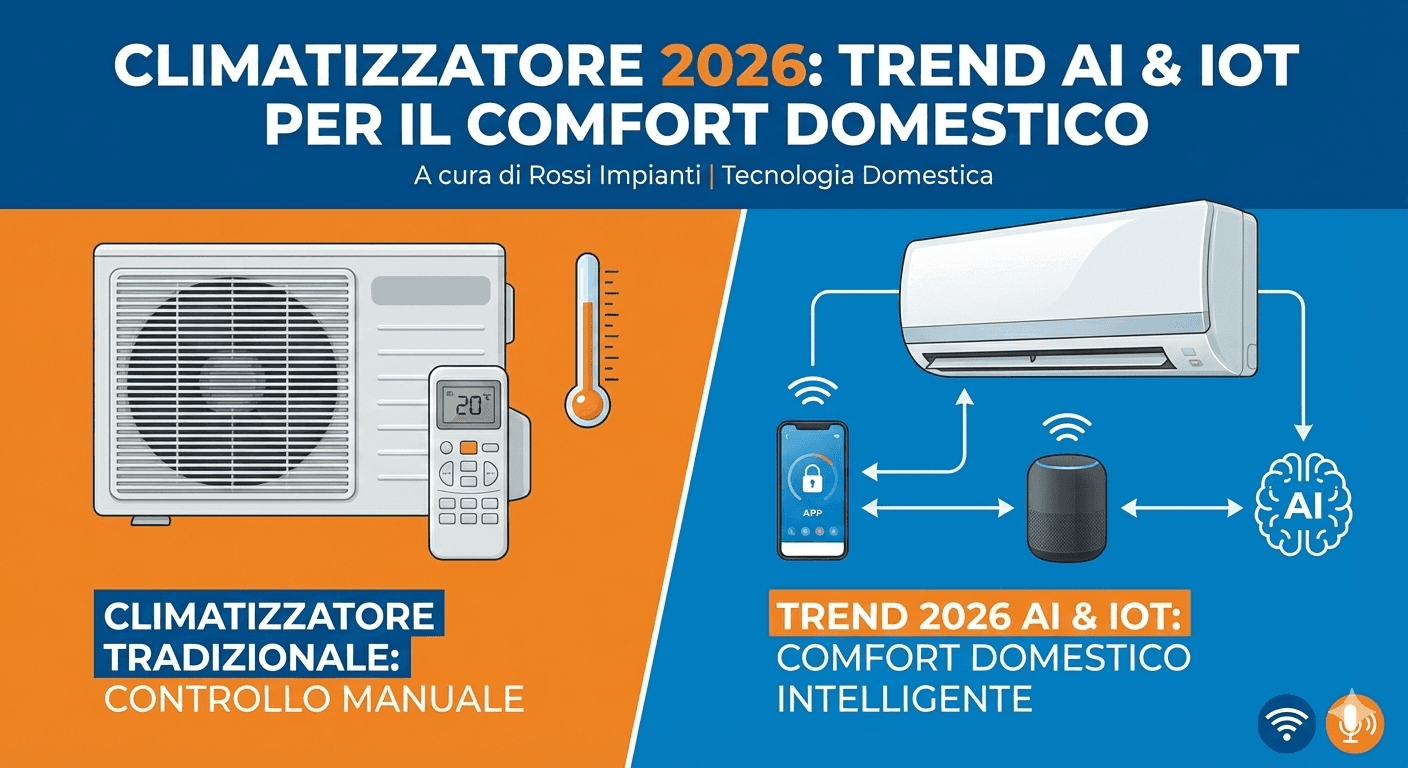 Climatizzatore 2026 trend AI & IoT per il comfort domestico