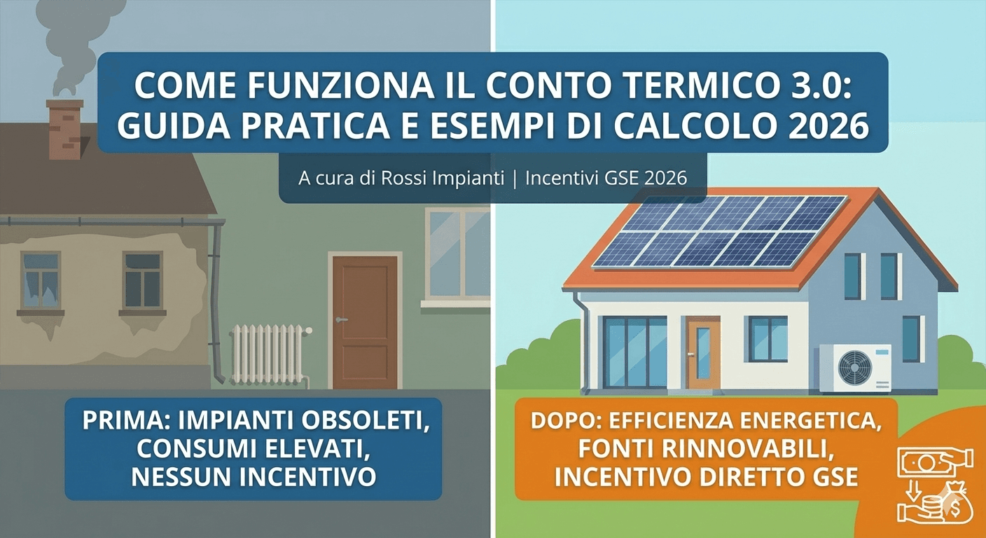 Come Funziona il Conto Termico 3.0: Esempi di Calcolo e Guida Pratica 2026