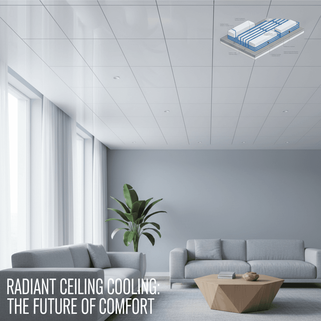 Raffrescamento radiante a soffitto pro & contro